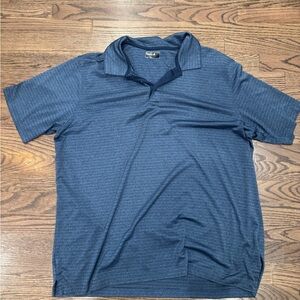 Bolle Blue Polo Shirt Performance Fabric Relaxed Fit
